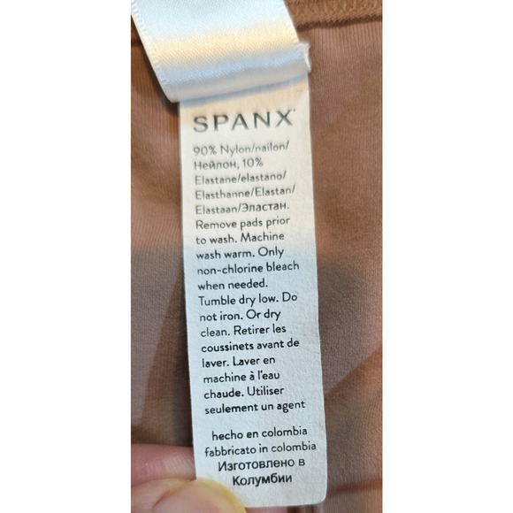 Spanx Ecocare Bralette Chestnut Brown Women’s 2X Wireless Comfort Top Pullon - Picture 4 of 4